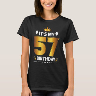 T-shirt C'Est Mon 57 Anniversaire 57ème Anniversaire 57 An