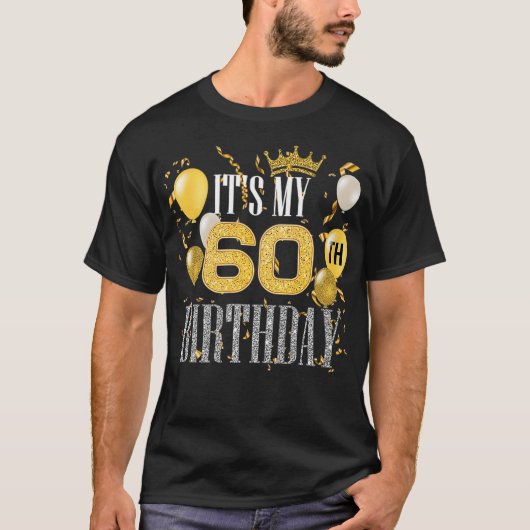 T-shirt C'est mon 60e anniversaire Cool 60 ans Anniversair (Devant)