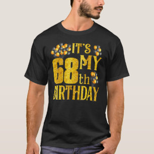 T-shirt C'Est Mon 68E Anniversaire Joyeux 1954 Anniversair