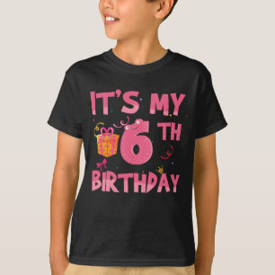 T-shirt C'est mon 6ème anniversaire