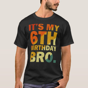 T-shirt C'est mon 6ème anniversaire sixième fête 6 ans pou