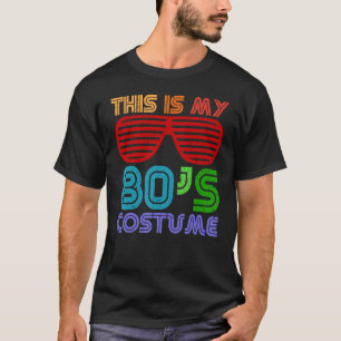 T-shirt C'EST MON 80s COSTUME 1980s Totalement Rad Hallowe