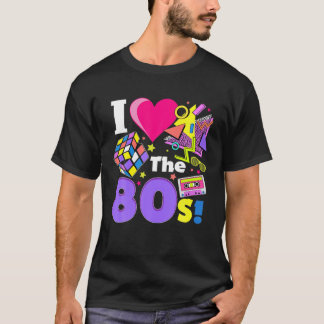 T-shirt C'Est Mon 80S Costume-Vintage Rétro J'Aime Les 80