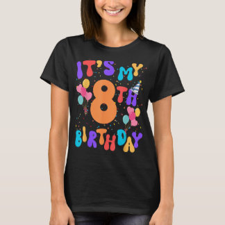 T-shirt C'est mon 8e anniversaire 8 ans Décorati