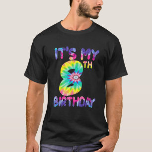 T-shirt C'est mon 8e anniversaire 8 ans filles garçons Cra