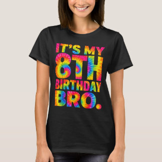 T-shirt C'est mon 8ème anniversaire frangin 8 ans garçons
