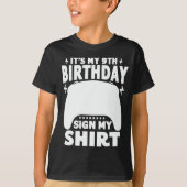 T-shirt C'est mon 9e anniversaire Signal Ma chemise 9 ans (Devant)