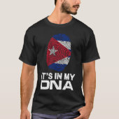 T-shirt C'EST MON ADN DANS Flag National Pride (Devant)