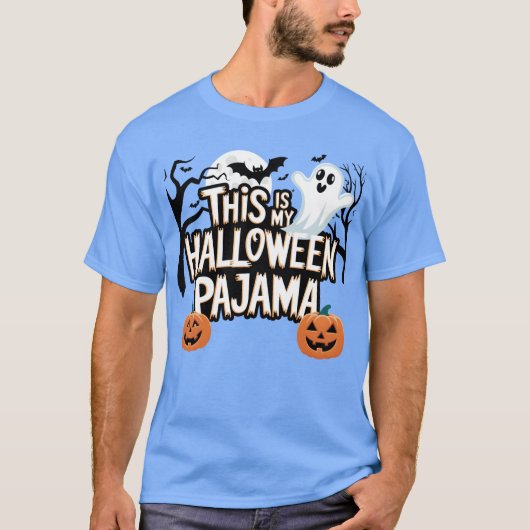 T-shirt C'est mon ami d'Halloween Pajama Halloween (Devant)