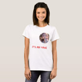 T-shirt C'est mon amour (Devant entier)