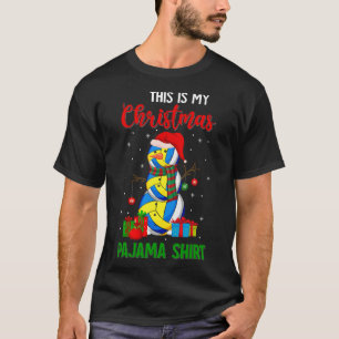 T-shirt C'Est Mon Amoureux Du Pajama Père Noël Volleyball