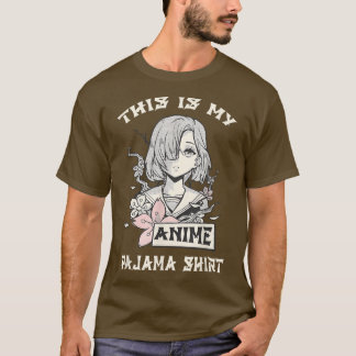 T-shirt C'Est Mon Anime Pajama Femmes Otaku Pajamas Fille