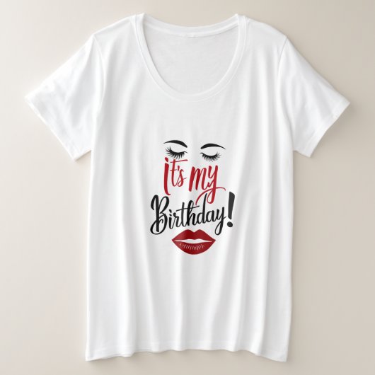 T-Shirt - C'est mon anniversaire (Design devant)