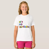 T-shirt C'est mon anniversaire (Devant entier)