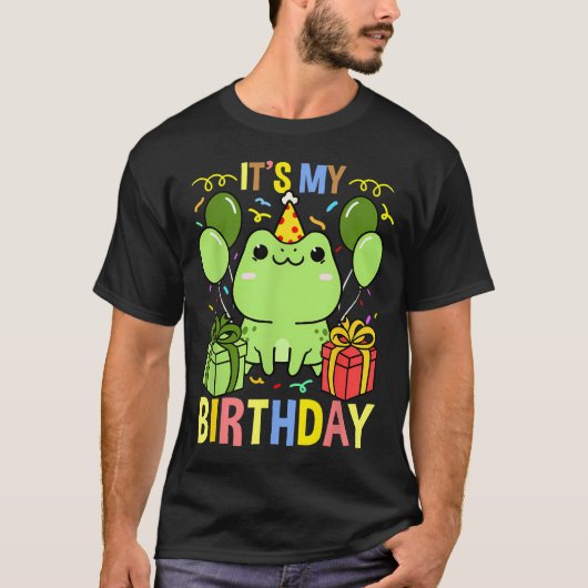 T-shirt C'est mon anniversaire (Devant)