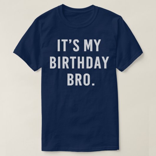 T-shirt C'est mon anniversaire (Design devant)