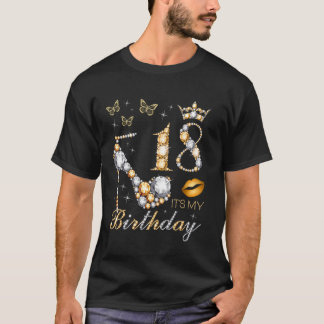 T-shirt C'est mon anniversaire 18 ans 18e anniversaire