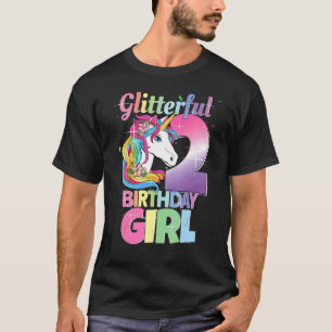 T-shirt C'est mon anniversaire 2e anniversaire fille 2 ans