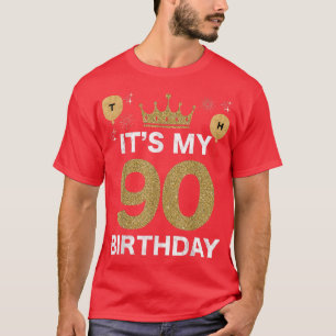 T-shirt C'Est Mon Anniversaire 90ème Anniversaire Parti du