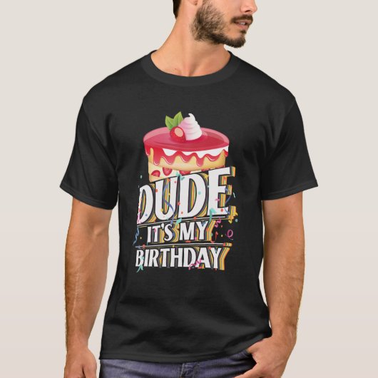T-shirt C'est mon anniversaire - Anniversaire (Devant)