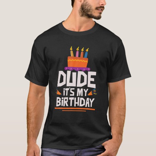 T-shirt C'est mon anniversaire - Anniversaire (Devant)