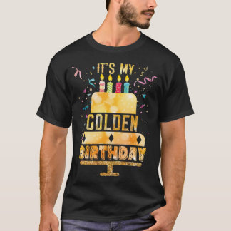 T-shirt C'est mon Anniversaire d'or Cool classique Cadeau 