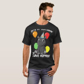 T-shirt C'est mon anniversaire J'aime Hippopotames Fête d' (Devant entier)
