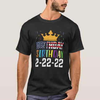 T-shirt C'Est Mon Anniversaire Jeudi 02-22-2022 Le 2 Févri