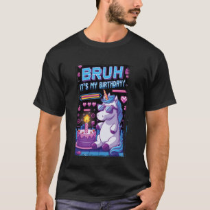 T-shirt C'est Mon Anniversaire Licorne Fille Fête De Famil