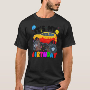 T-shirt C'Est Mon Anniversaire Monster Truck Car Party Jou