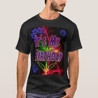 T-shirt C'est mon anniversaire, Neon Party
