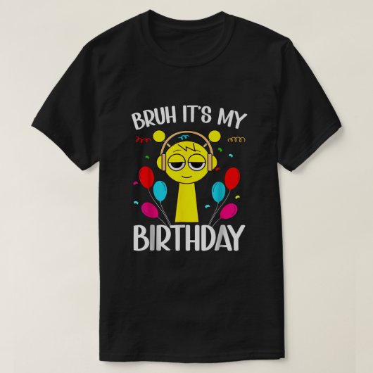 T-shirt | C'est mon anniversaire Sprunki anniversaire T-sh (Design devant)