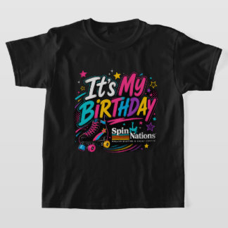 T-shirt C'est mon anniversaire | T Shirt Enfants | SpinNat