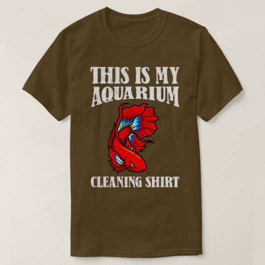 T-shirt C'est mon aquarium nettoyage Aquarist Aquaristic (Design devant)