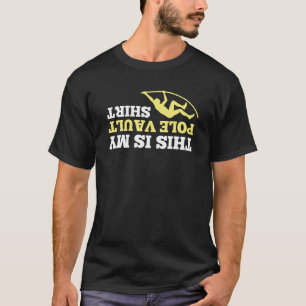 T-shirt C'est mon athlète de saut à la perche Perche Saut