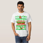 T-shirt C'est mon bateau, vilain pull de Noël de Noël (Devant entier)
