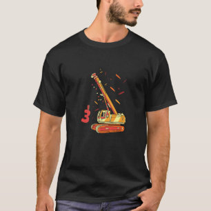 T-shirt C'Est Mon Bulldozer D'Anniversaire 1