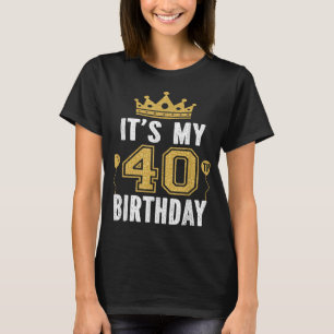 T-shirt C'est mon cadeau d'anniversaire de 40 ans Homme de
