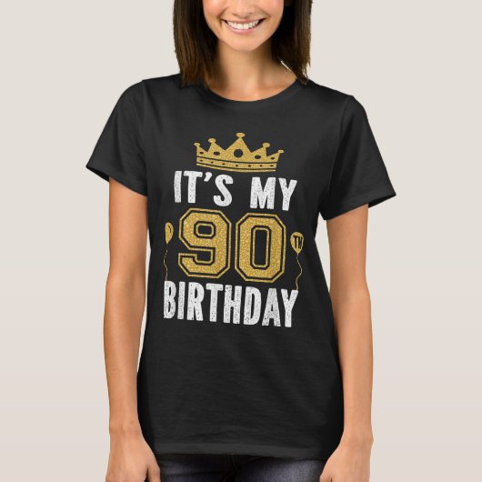 T-shirt C'est mon cadeau d'anniversaire de 90e pour homme  (Devant)
