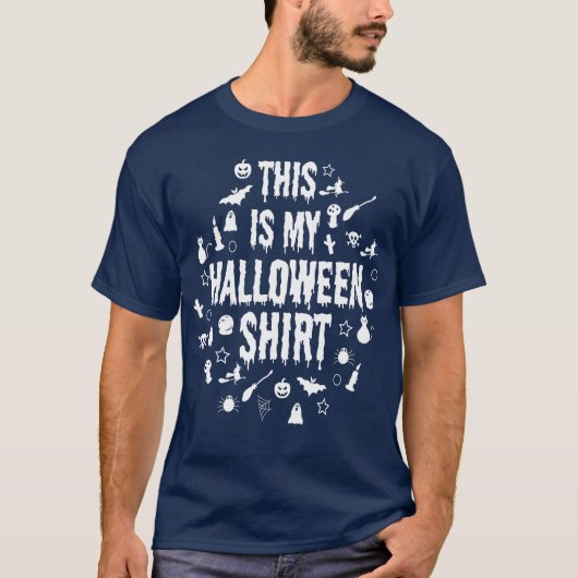 T-shirt C'est mon cadeau de chemise halloween (Devant)