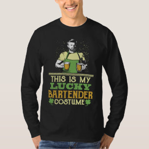 T-shirt C'Est Mon Chance Bartender Costume St. Patty's Bar