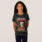 T-Shirt C'Est Mon Chandail De Noël Chien Beagle Vilain Joy (Devant entier)
