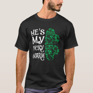 T-shirt C'est mon charmant Shamrock jumelé
