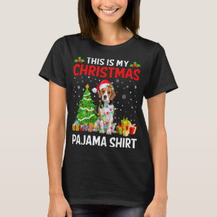 T-shirt C'Est Mon Chien Beagle De Noël, Les Lumières Du Pa