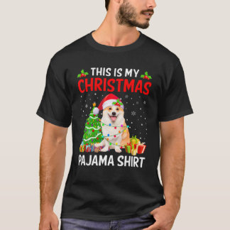 T-shirt C'Est Mon Chien De Noël Pyjama De Chien De Noël Lu