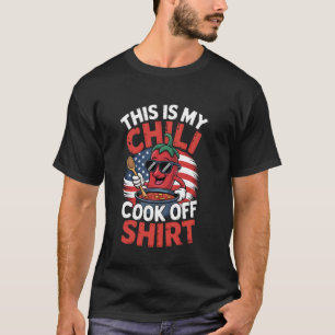 T-shirt C'Est Mon Chili Cook Off Chemise Cuisine Mexicaine