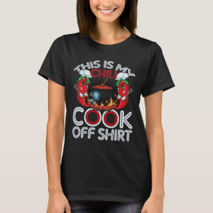 T-shirt C'Est Mon Chili Cuire À Partir De Chemise Cuisine