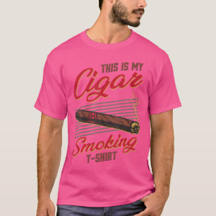 T-shirt C'est mon cigare fumeur drôle fumeur de cigare
