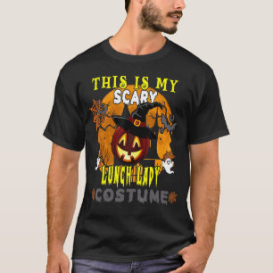 T-shirt C'Est Mon Citrouille De Crainte Déjeuner Lady Cost