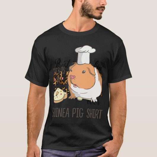 T-shirt C'Est Mon Cochon De Guinée Drôle Donut (Devant)